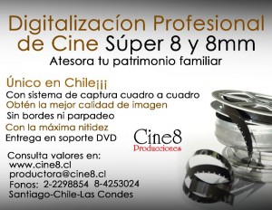 Camilo Candia prestadores de Servicio tecnico en Chile en Las Condes |  Traspaso profesional de cine Super 8 y 8mm a DVD, Unico en Chile��